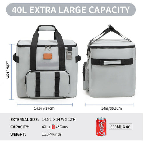 Portable Insulated Tote Lunch Bag